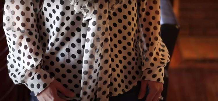 What to Wear with Black and White Polka Dot Shirt