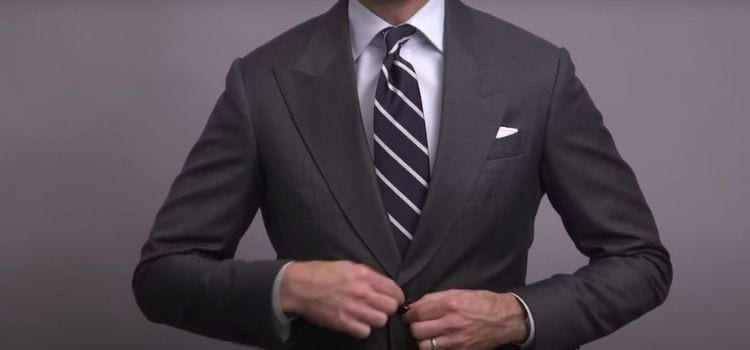 Best Tie for Your Charcoal Suit