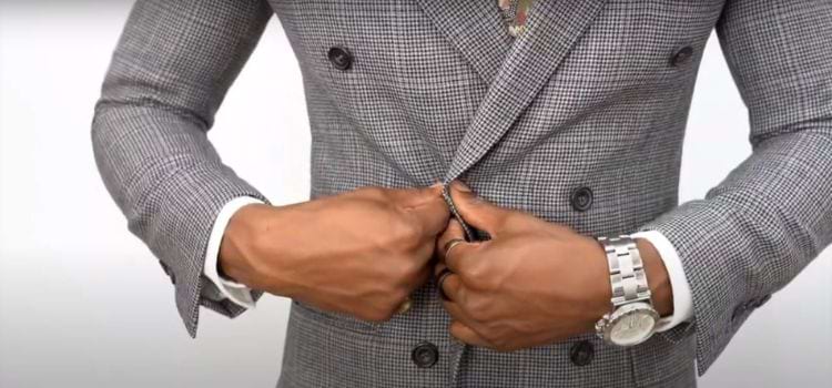 How To Button a Double-Breasted Suit